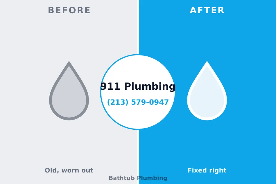 Before and after: plumbing repair Roseboro, NC